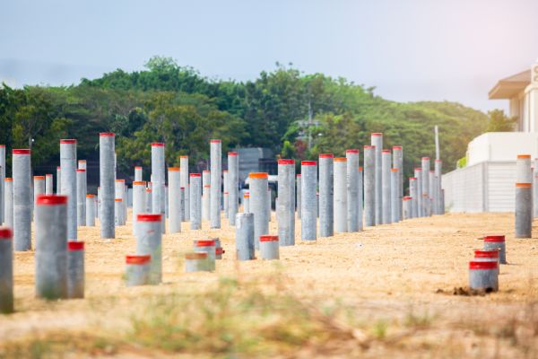 Concrete Pile Installation in Windsor