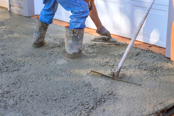 Driveway Slab Construction in Windsor