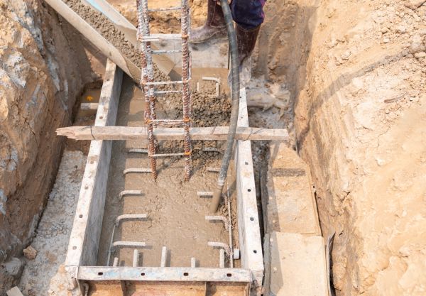 Cement Foundation Pouring in Windsor