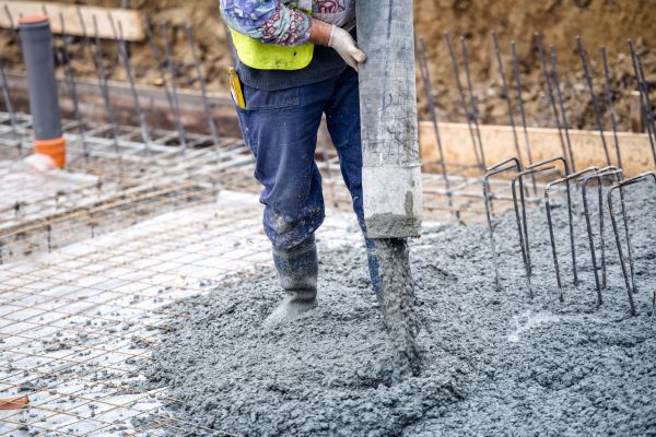 Cabin Foundation Pouring in Windsor