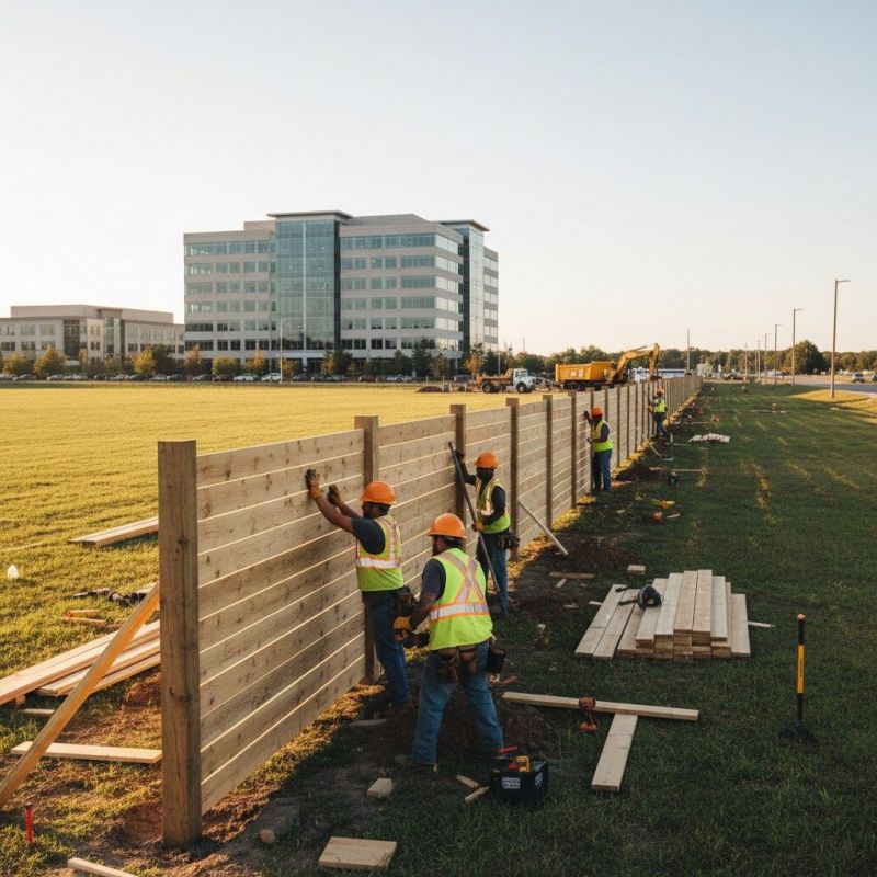 Concrete Fence Construction detail