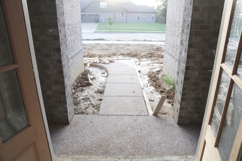Walkway Concrete Installation